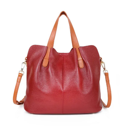 Bella Leather Tote Bag