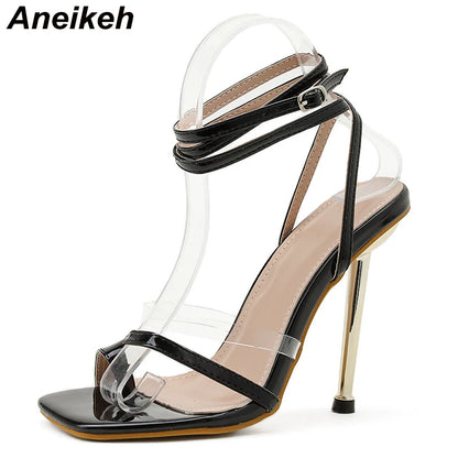 Summer Transparent High Heel Sandals