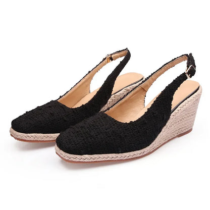 Straw Woven Heels