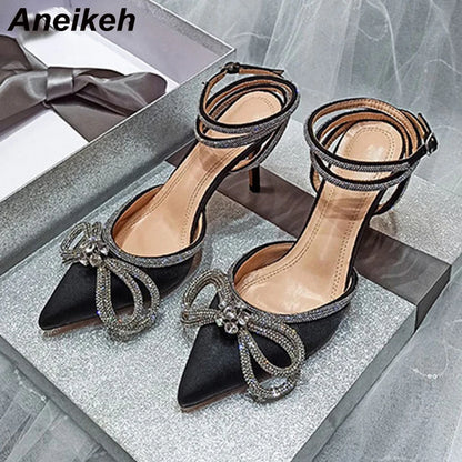 Butterfly-Knot Crystal High Heels