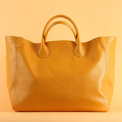 Dylan - Luxe Leather Oversize Tote